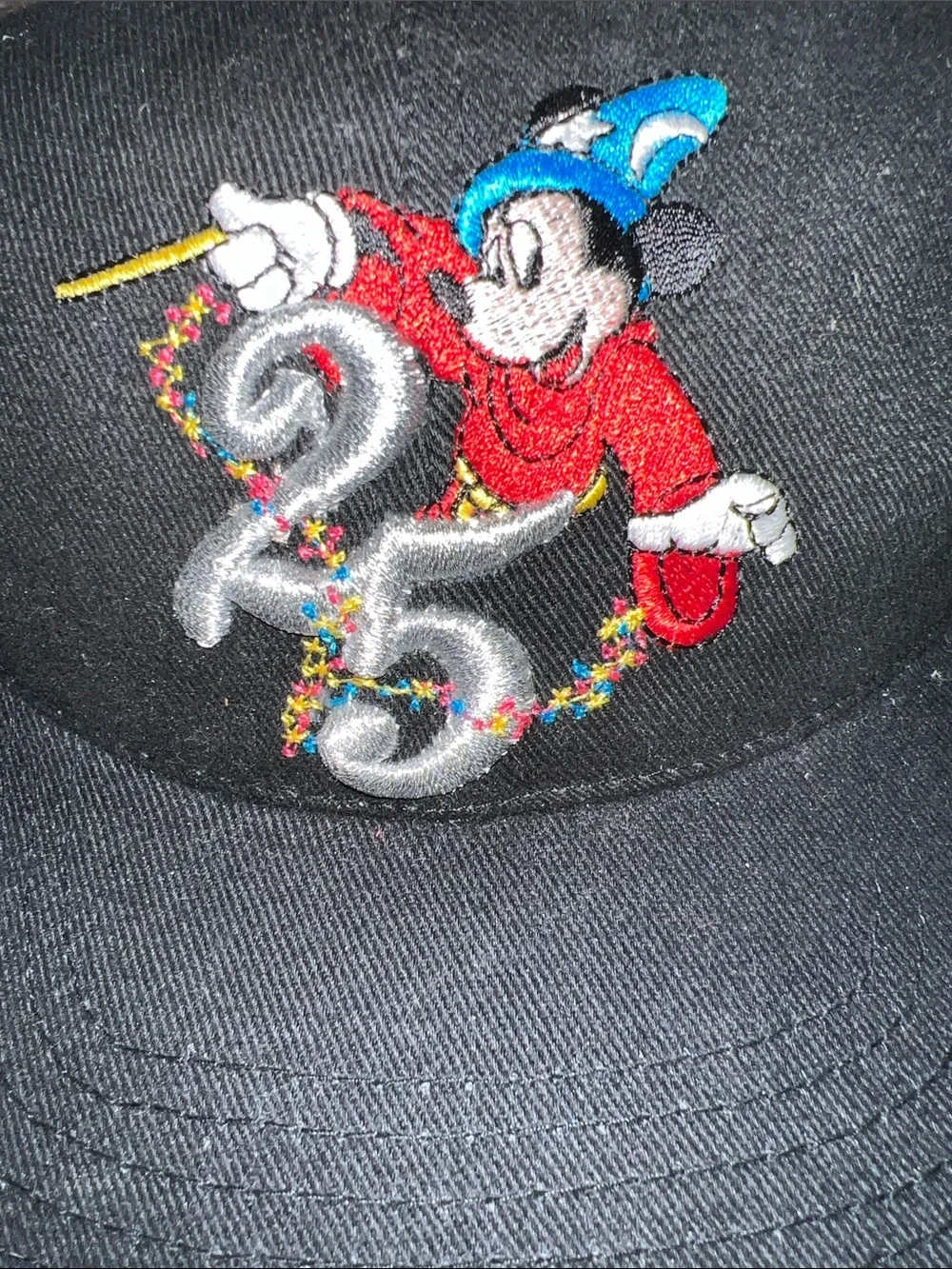 Vintage Disney 25th anniversary hat- EC